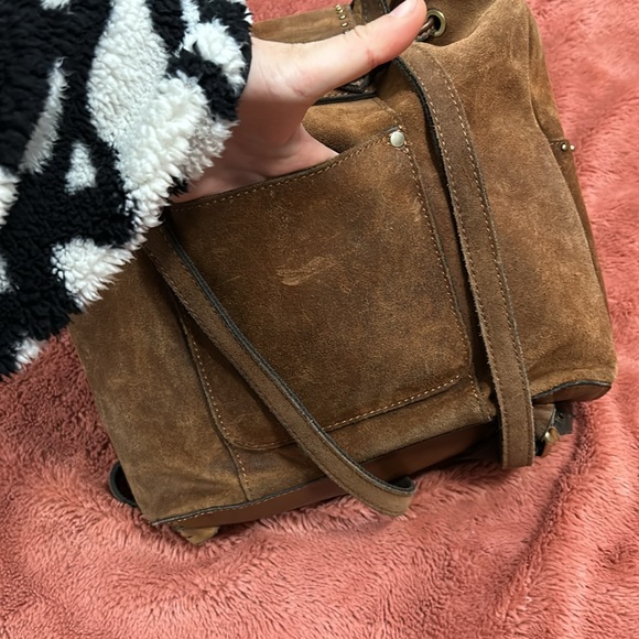 PATRICIA NASH Burnished Suede Leather Vasto Backpack - Picture 6 of 11